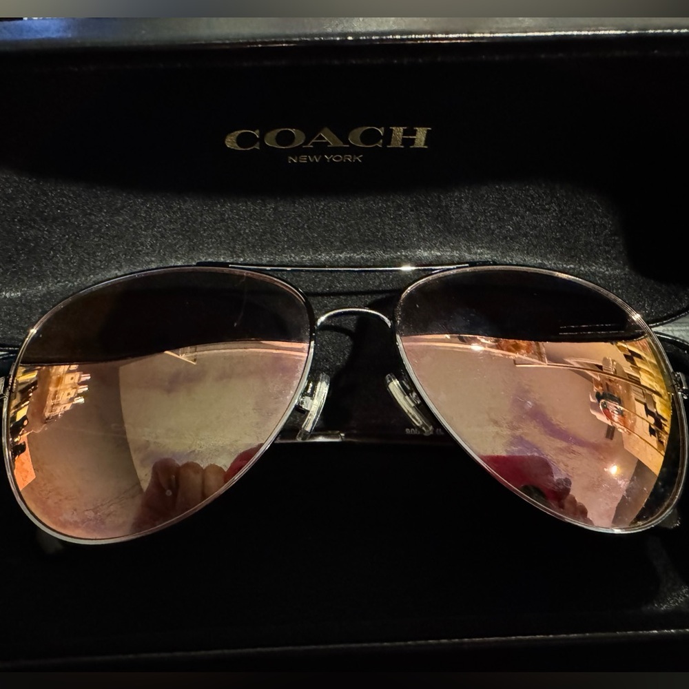 Coach aviator sunglasses